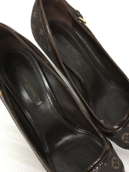 LOUIS VUITTON　靴 モノグラム・ミニ/ベルテッドパンプス/39/NQ1006