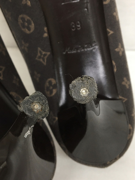 LOUIS VUITTON　靴 モノグラム・ミニ/ベルテッドパンプス/39/NQ1006
