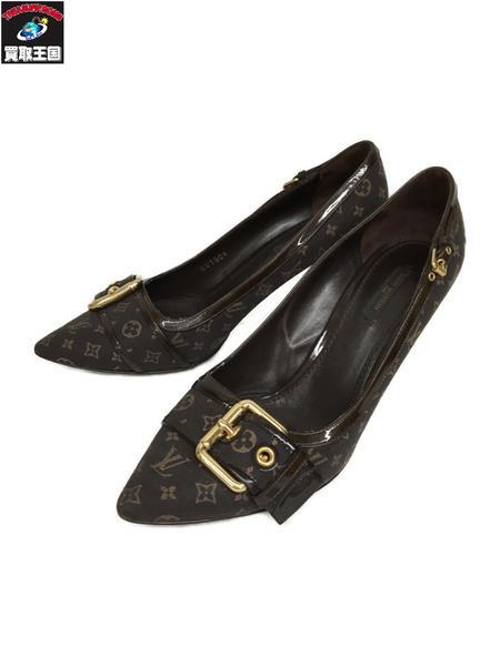 LOUIS VUITTON　靴 モノグラム・ミニ/ベルテッドパンプス/39/NQ1006