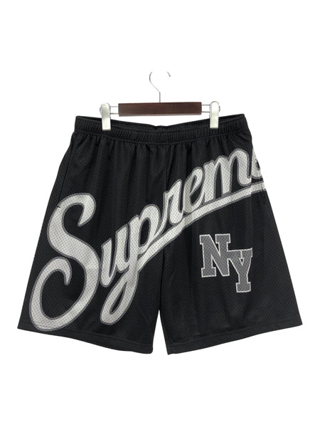 Supreme 24ss Big Script Mesh Short (M) 黒