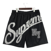 Supreme 24ss Big Script Mesh Short (M) 黒