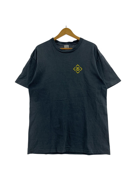 STUSSY 90s 紺タグ プリントS/Sカットソー（L）紺