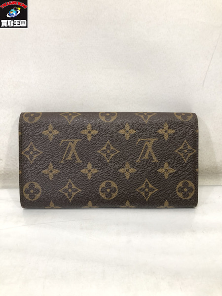 LV/ポルトフォイユ・サラ 旧型/モノグラム/M61734/茶/イニシャル入り/ﾙｲｳﾞｨﾄﾝ/Louis Vuitton