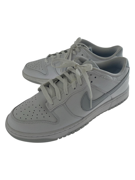 NIKE Dunk Low Retro Platinum ホワイト（27.5cm）