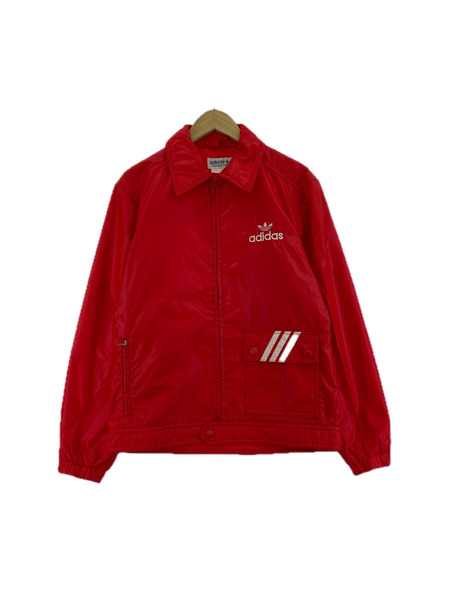 adidas ジャケット ナイロンジャケット/デサント製/レッド (L)
