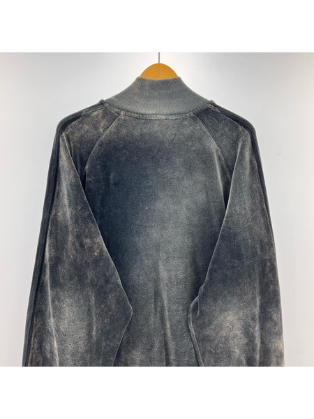 DIESEL ジャケット ベロアトラックジャケット ブラック XXL