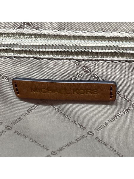 MICHAEL KORS MKシグネチャー トートーバッグ アイボリー