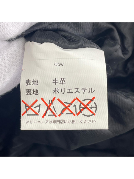 . レザージャケット HORN WORKS 牛革 ライダースジャケット M