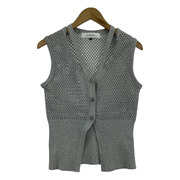 LE CIEL BLEU カーディガン Lame Transfomer Knit/SLV