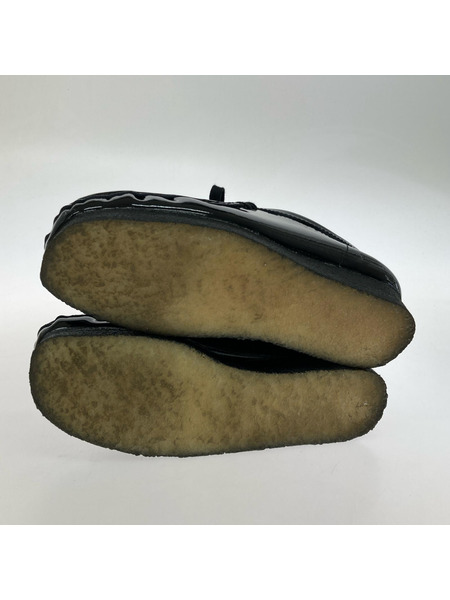 Clarks シューズ SUPREME/PATENT LEATHER WALLABEE/黒