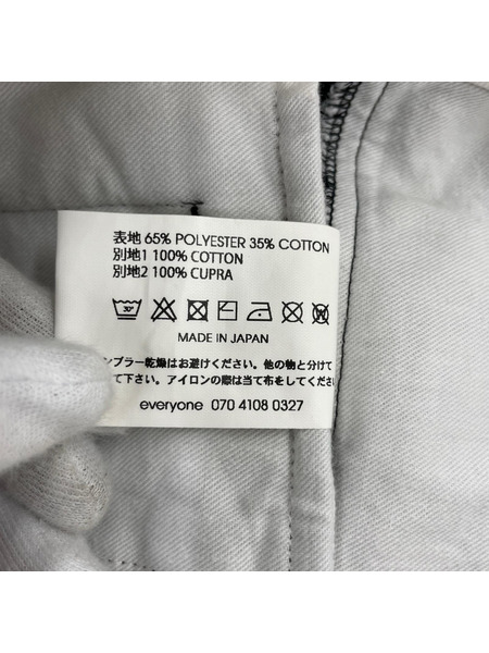 パンツ everyone/two tuck wide twill trouser