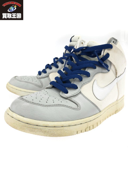 NIKE SB Dunk High White Canvas Blue Neutral Grey (28.0)[値下]