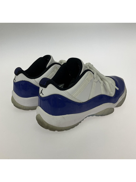 NIKE WMNS AIR JORDAN 11 RETRO LOWスニーカー 白青 26cm