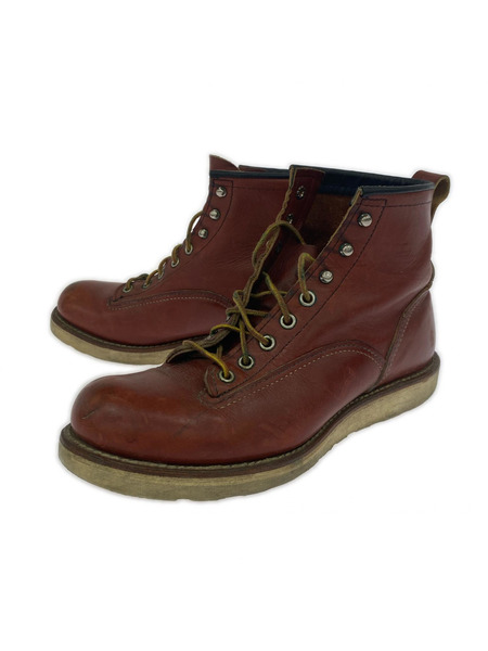 RED WING ブーツ 6'LINEMAN BOOTS 25.5cm 茶