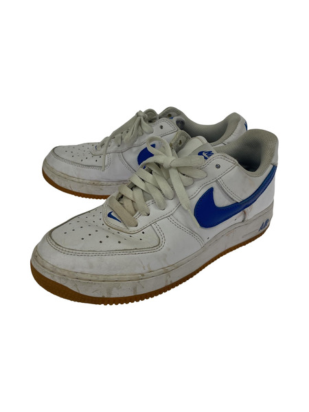 NIKE Air Force 1 Low スニーカー ホワイト/ブルー (26.0cm)