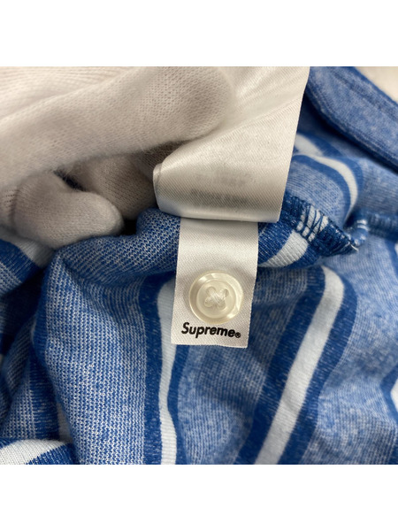 Supreme Stripe Terry S/S Polo Ｍ