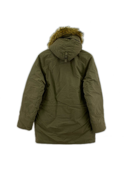 ALPHA ファージャケット (M) カーキ