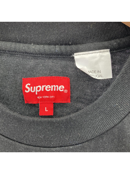 Supreme 半袖Tシャツ・カットソー 23SS Chenille Crest S/STee BLK L