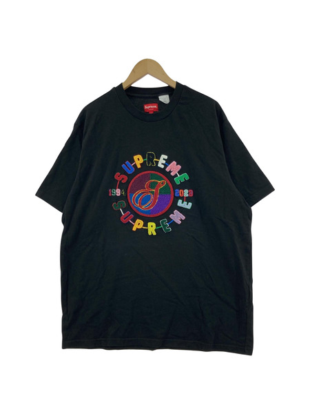 Supreme 半袖Tシャツ・カットソー 23SS Chenille Crest S/STee BLK L