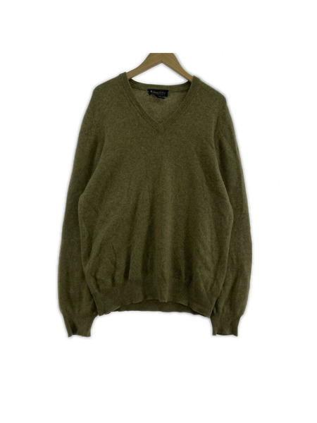 Brooks Brothers ニット・セーター cashmere sweater M カーキ