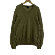 Brooks Brothers ニット・セーター cashmere sweater M カーキ