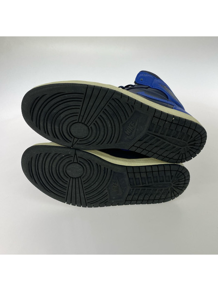 NIKE スニーカー AIR JORDAN 1 MID BLU (27.5)