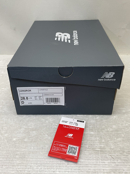 NEW BALANCE U2002RGR スニーカー 28.0 グレー