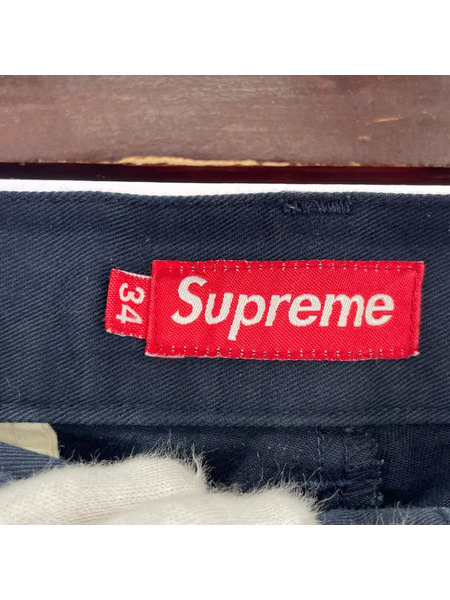 Supreme パンツ ワークパンツ ネイビー