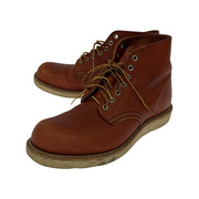 RED WING 8166 USA製 6inch CLASSIC PLAIN TOE ブーツ 25.5㎝ 茶