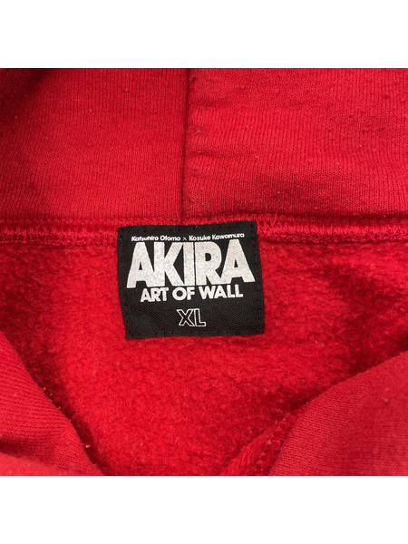 AKIRA ART OFF WALL POパーカー (XL) レッド