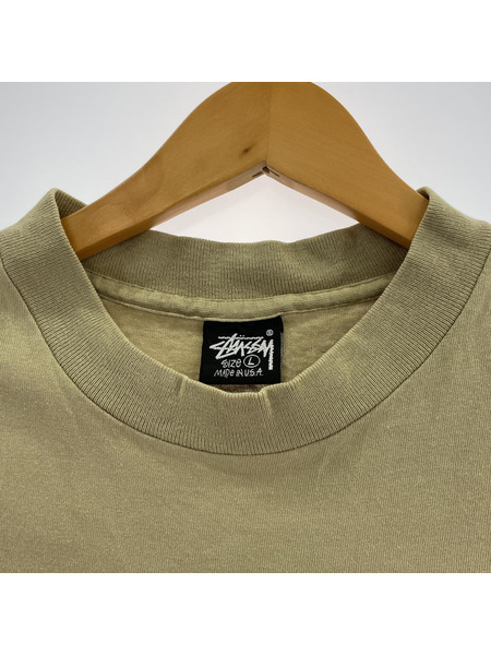 STUSSY 80s BUANA STOCK S/Sカットソー（L）ベージュ