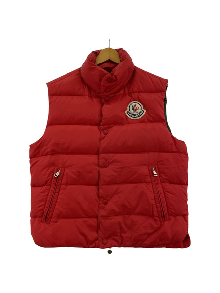 MONCLER ダウンベスト 赤（2）