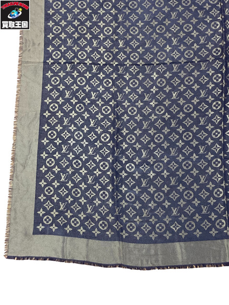 LOUIS VUITTON ルイヴィトン LV モノグラム 大判ストール 茶 ブラウン 401910