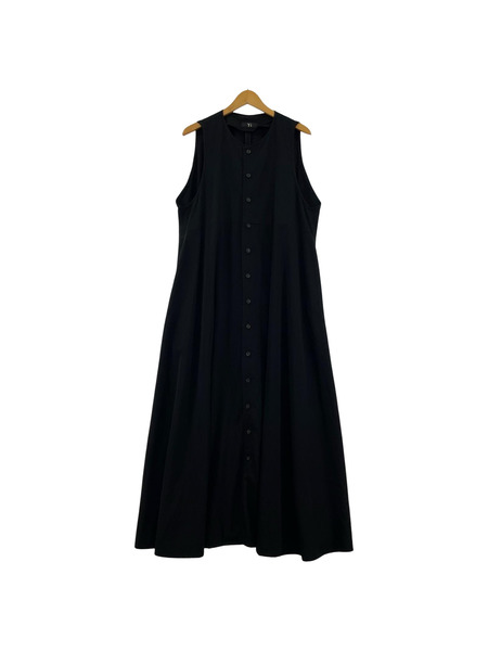 ノースリーブワンピース Y's ノースリーブロングワンピース BLK[値下]