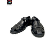 Paraboot PACIFIC レザーグルカサンダル 41 黒
