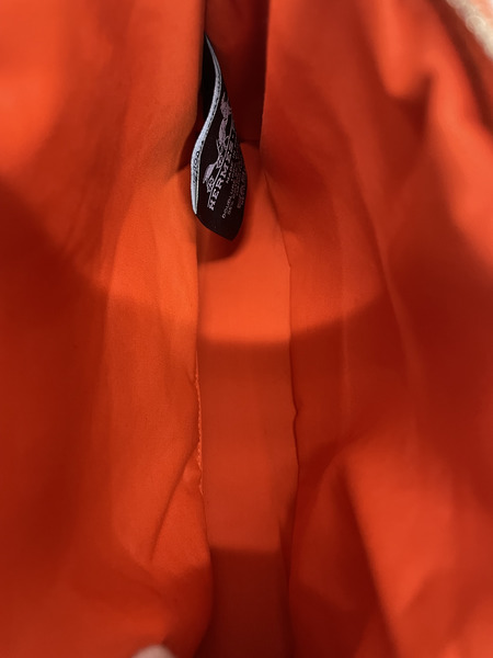 HERMES キャンバス ボリードポーチ オレンジ