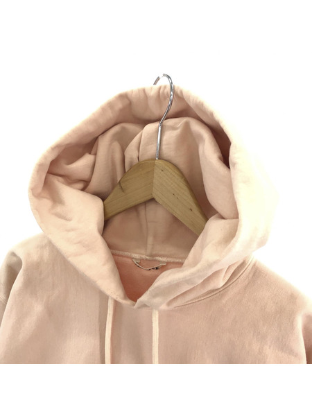 AURALEE　SUPER MILLED SWEAT P/O PARKA　ピンク　3