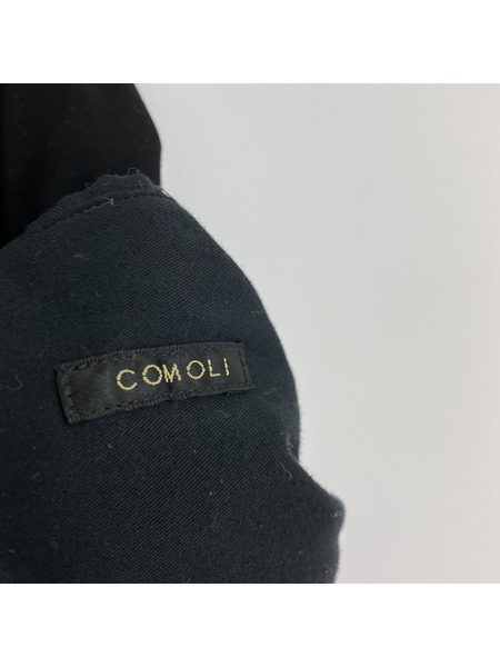 COMOLI 21SS コットンサテンハンティングジャケット 2 ブラック