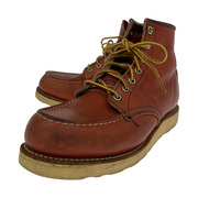 RED WING ブーツ 刺繍羽根タグ クラシックモックトゥブーツ