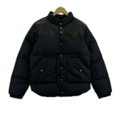 schott ウエスタンレザーヨーク ダウンジャケット M 黒