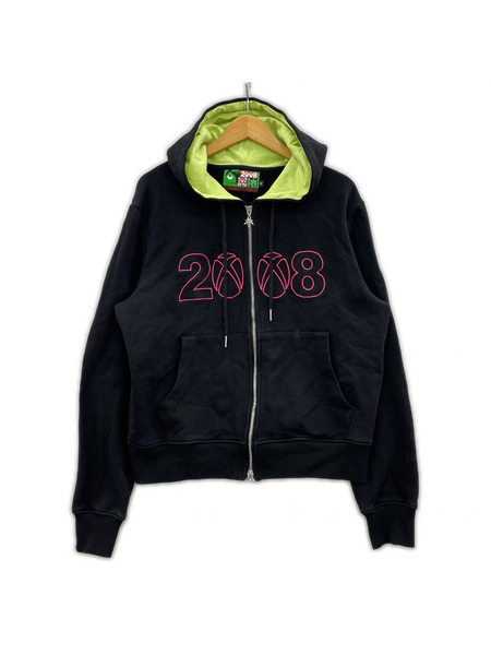 パーカー（ジップアップ） FUCK THIS INDUSTRY 2008 黒 M