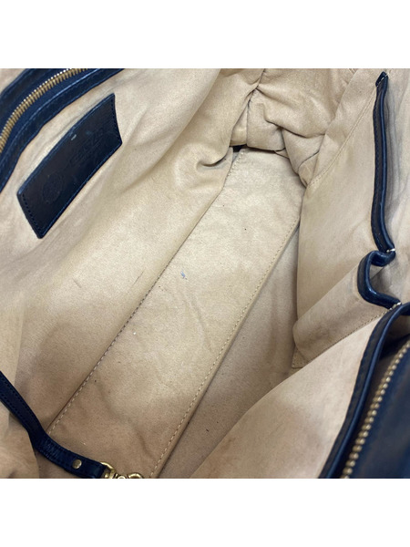 ブリーフケース ganzo レザーバッグ 黒