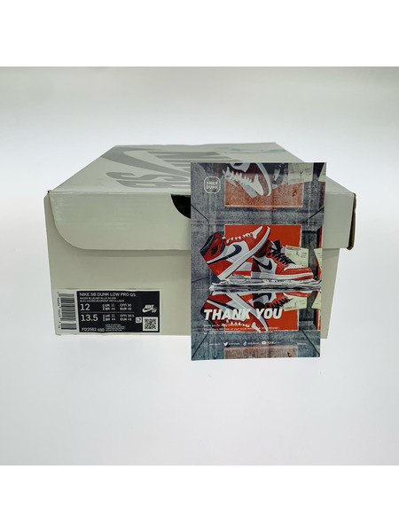 NIKE SB スニーカー DUNK LOW PRO QS FD2562-400 30.0cm