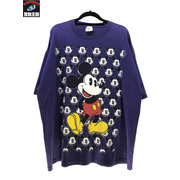 OLD Mickey Tシャツ 2XL 90s/紫
