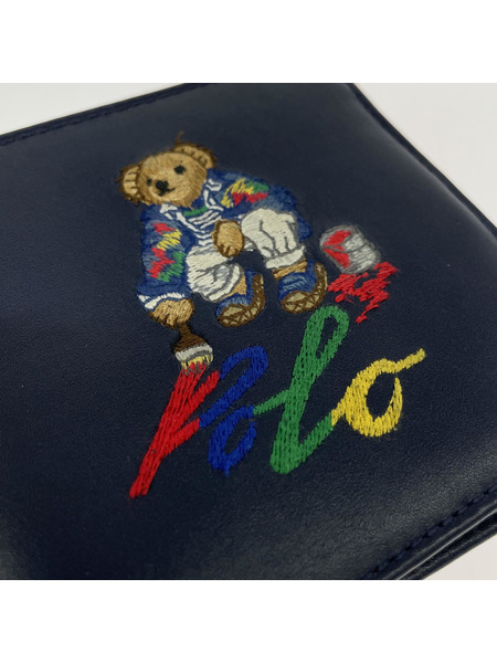 POLO RALPH LAUREN ポロベア 二ツ折リ財布