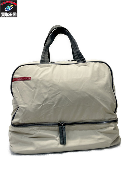PRADA SPORT ポリボストンバッグ ベージュ