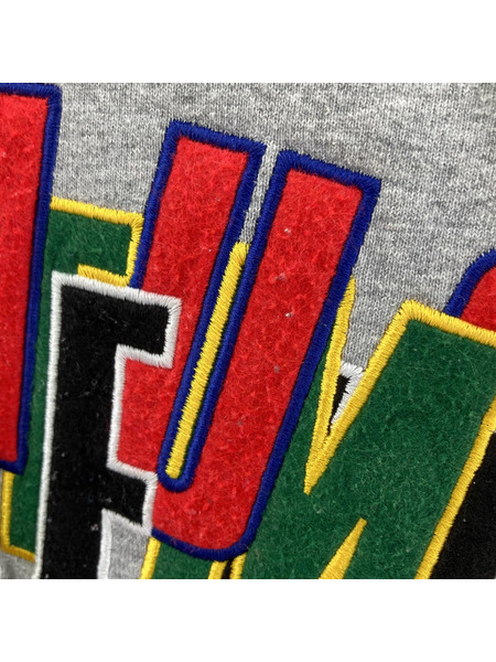 Supreme スウェット・トレーナー 21SS Stacked Logo Crewneck GRY XL