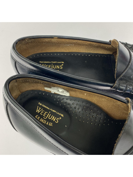 G.H.BASS ＆ COMPANY シューズ WEEJUNS レザー ローファー 黒  8 1/2