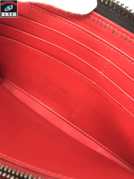 ルブタン 長財布 1175153 パネトーネ ロゴスタッズ ラウンドファスナー 青