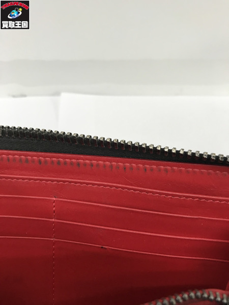 ルブタン 長財布 1175153 パネトーネ ロゴスタッズ ラウンドファスナー 青